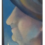 UNIDENTIFIED SIGNATURE, male figure with a hat