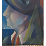 UNIDENTIFIED SIGNATURE, male figure with a hat