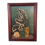 UNIDENTIFIED SIGNATURE, vase with flowers