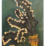 UNIDENTIFIED SIGNATURE, vase with flowers