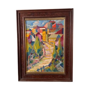 UNIDENTIFIED SIGNATURE, colorful street