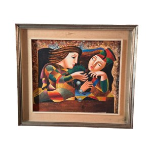 ANONIMO, two female figures