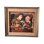 ANONIMO, two female figures