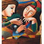 ANONIMO, two female figures
