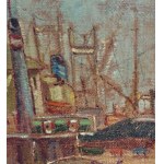 UNIDENTIFIED SIGNATURE, view of a seascape with boats