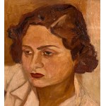 NIEZNANY PODPIS, portret kobiety