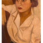 NIEZNANY PODPIS, portret kobiety