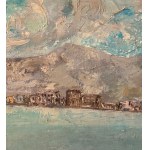 UNIDENTIFIED SIGNATURE, view of a seascape with fishermen