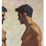 ANONIMO, Two Figures by the Seaside