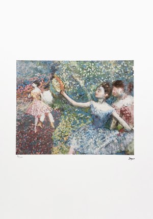 Edgar Degas (1834 - 1917), Tancerka z tamburynem
