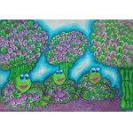 Anna Korszla, Blooming frogs in a blooming garden, 2018