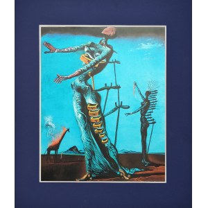 Salvador Dali (1904 - 1989), Die flammende Giraffe