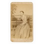 Drohobych, photo by M. Kurowski, a woman in an elegant dress (065)