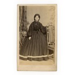 Pleszewo, photo by Sauer, national mourning, woman in mourning attire (072)