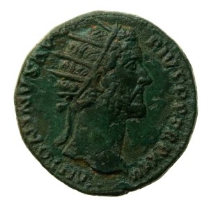 Roman Empire, Antoninus Pius (138–161 CE), Dupondius (158–159 CE) (732)