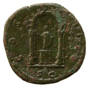 Roman Empire, Antoninus Pius (138–161 CE), sestertius (157–158 CE) (744)