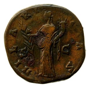 Roman Empire, Marcus Aurelius (161–180 CE), sestertius (145 CE) (749)