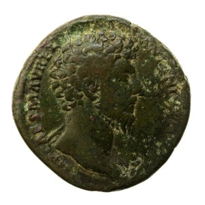 Roman Empire, Marcus Aurelius (161–180 CE), sestertius (161–162 CE) (751)