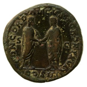 Roman Empire, Marcus Aurelius (161–180 CE), sestertius (161–162 CE) (751)