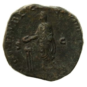 Roman Empire, Marcus Aurelius (161–180 CE), sestertius (177 CE) (766)