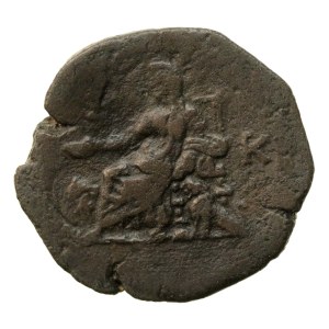 Rzym Prowincjonalny, Aleksandria, Antoninus Pius (138-161 n.e.), Brąz (156-157 n.e.) (791)