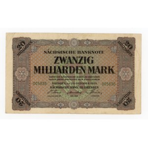 Niemcy, Saksonia, 20 miliardów marek 1923 (246)