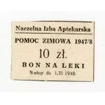 Donation, prescription voucher, Winter Aid 1947/8 (289)