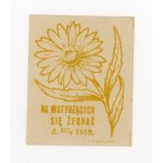 Donation token, fundraising badge, "For Those Who Are Ashamed to Beg," 1918 (297)