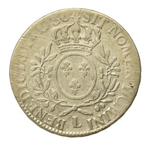 France, Louis XV, ecu, 1730, L (619)