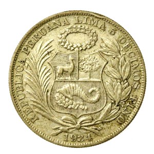 Peru, 1 sol, 1924 (625)