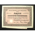 Gliwice, Schlesische Elektricitäts und Gas AG, 1,000 marks, 1942 (277a)