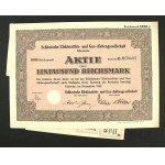 Gliwice, Schlesische Elektricitäts und Gas AG, 1,000 marks, 1942 (277a)