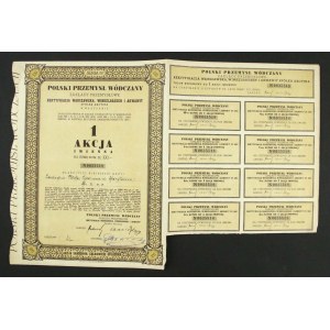 The Polish Vodka Industry, Series IV, 100 zlotych. Registered shares, 1937 (284a)