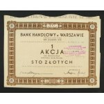 Bank Handlowy in Warsaw S.A., 100 zł, 1936, Series XVI (286a)
