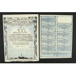 Krosno Spinning and Weaving Works, S.A., 25x500 marks, 1923, Issue III (293a)
