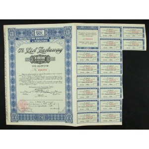 TKM Warsaw, 5% mortgage bond, 100 zlotych, 1936 (300a)