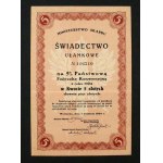 5% 1924 State Conversion Loan, fractional certificates in denominations of 1, 3, and 5 zlotych. Set of 3 (311a)