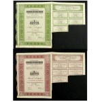 Starachowice Mining Works Association, 100 zlotych and 500 zlotych. Total: 2 pieces. (320a)