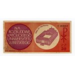 Donation: Lublin “For the Expansion of the Catholic University of Lublin,” 50 zł (357)