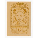 Donation: For the construction of an orphanage in Katowice; 50 zł (370)