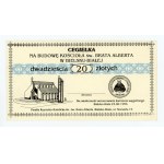 Donation: For the construction of St. Brother Albert Church in Bielsko-Biała; 20 zł (371)