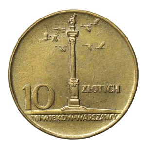 People's Republic of Poland, 10 zlotych, 1966, Small Column (1166)