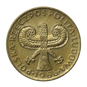 People's Republic of Poland, 10 zlotych, 1966, Small Column (1166)