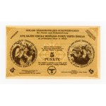 Lithuania, German Occupation, 5 points, 1943 (400)