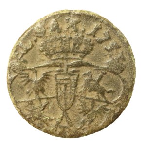 August III of Saxony, Crown Szeląg, 1753, Gubin (459)