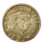 Stefan Batory, Trojak 1582, Vilnius, Leliwa coat of arms—Not listed. Narrow bust (476)