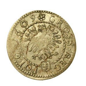 Zygmunt III Waza, Grosz 1609, Kraków - Lewart (500)