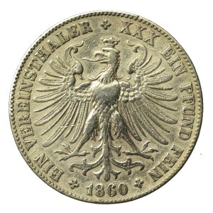 Niemcy, Frankfurt, talar 1860 (689)