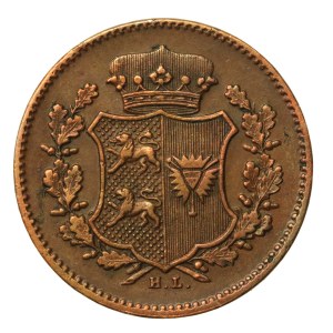 Germany, Duchy of Schleswig-Holstein, Christian VII, 1 Sechsling, Altona, 1850 TA (1008)
