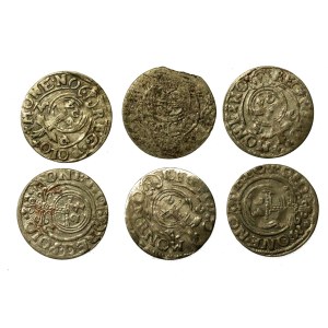 Sigismund III. Wasa, Set mit Bydgoszczer „Półtoraki“. Insgesamt 6 Stück (1029)